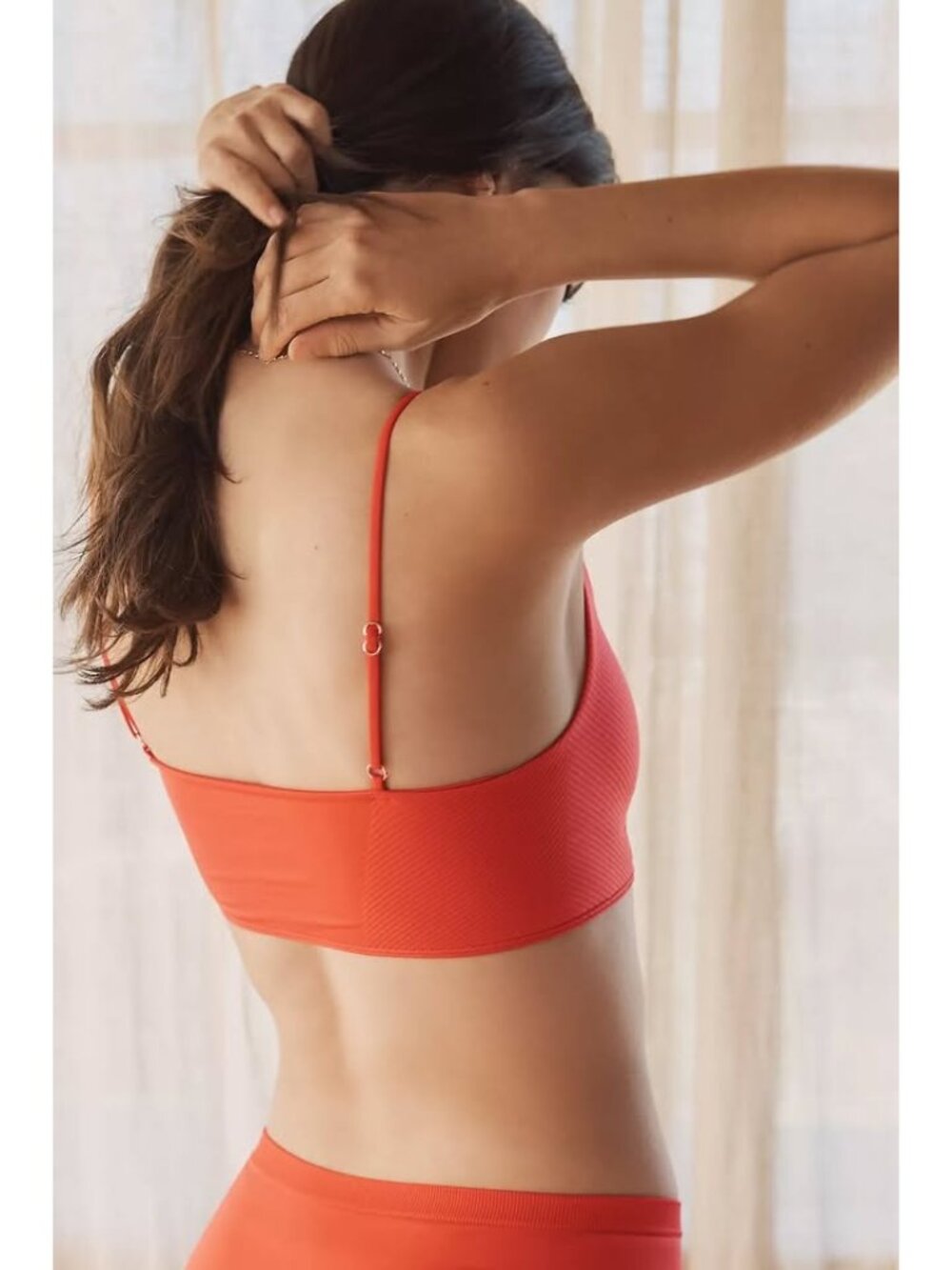 BNWT, Anthropologie Skin Square-Neck Seamless Bralette - Picture 2 of 9